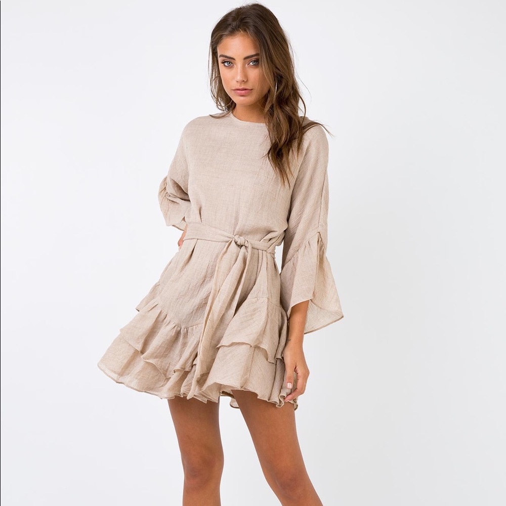 Princess Polly Mini Wrap Dress - SOLD - Picture 1 of 8